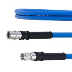 Low PIM QMA Male to SMA Male Plenum Cable SPP-250-LLPL Coax and RoHS with LF Solder