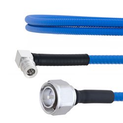 Low PIM 4.3-10 Male to RA QMA Male Plenum Cable SPP-250-LLPL Coax and RoHS with LF Solder