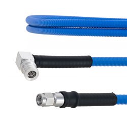 Low PIM RA QMA Male to SMA Male Plenum Cable SPP-250-LLPL Coax and RoHS with LF Solder