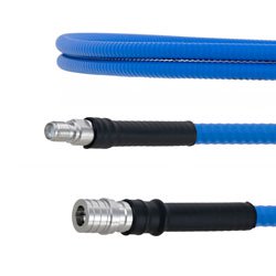 Low PIM QMA Male to SMA Female Plenum Cable SPP-250-LLPL Coax and RoHS with LF Solder