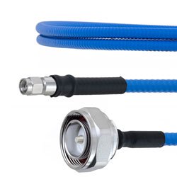 Low PIM 7/16 DIN Male to SMA Male Plenum Cable SPP-250-LLPL Coax and RoHS with LF Solder