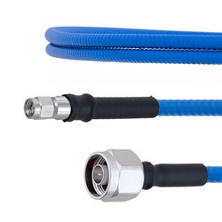 Low PIM N Male to SMA Male Plenum Cable SPP-250-LLPL Coax and RoHS with LF Solder
