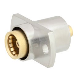 BMA Jack Slide-On Connector Solder/Non-Solder Contact Attachment 2 Hole Flange For RG405, .086 SR, RG405 Tinned Cable