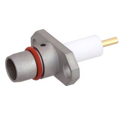 BMA Plug Slide-On Connector Stub Terminal Solder Attachment 2 Hole Flange , .481 inch Hole Spacing With Cylindrical Contact