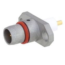 BMA Plug Slide-On Connector Stub Terminal Solder Attachment 2 Hole Flange , .481 inch Hole Spacing Rated to 22GHz