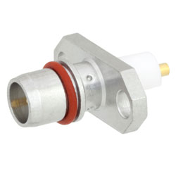 BMA Plug Slide-On Connector Stub Terminal Solder Attachment 2 Hole Flange , .481 inch Hole Spacing Rated to 18GHz