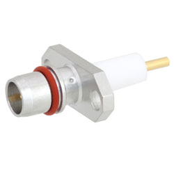BMA Plug Slide-On Connector Stub Terminal Solder Attachment 2 Hole Flange , .481 inch Hole Spacing