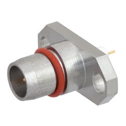 BMA Plug Slide-On Connector Stub Terminal Solder Attachment 2 Hole Flange , .481 inch Hole Spacing .010 inch Diameter