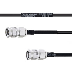 SMA Male to SMA Male MIL-DTL-17 Cable M17/119-RG174 Coax