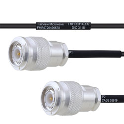 TNC Male to TNC Male MIL-DTL-17 Cable M17/119-RG174 Coax