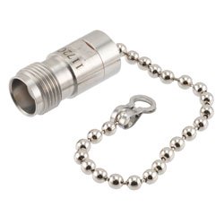 TNC Female (Jack) Termination (Load) 2 Watts, DC to 18 GHz with Chain, Stainless Steel