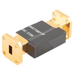 WR-28 Waveguide Attenuator Fixed 20 dB Operating from 26.5 GHz to 40 GHz, UG-599/U Round Cover Flange, 5W Max Power