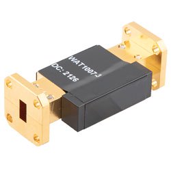 WR-28 Waveguide Attenuator Fixed 3 dB Operating from 26.5 GHz to 40 GHz, UG-599/U Round Cover Flange, 5W Max Power