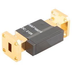 WR-28 Waveguide Attenuator Fixed 6 dB Operating from 26.5 GHz to 40 GHz, UG-599/U Round Cover Flange, 5W Max Power