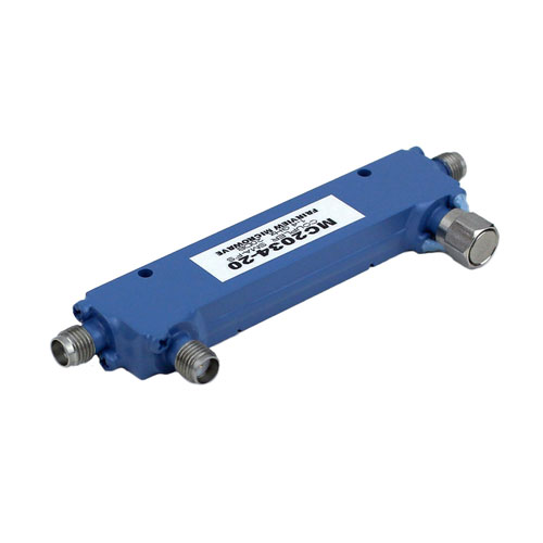 SMA Directional Coupler 20 dB Coupled Port From 1 GHz to 4 GHz